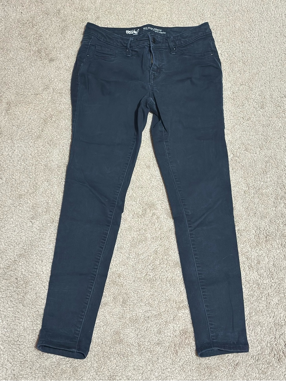 Mossimo Mid-Rise Jegging Stretch Skinny Women’s Jeans Black SIZE 4